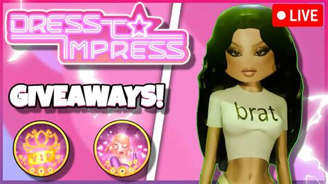 Dress To Impress Giveaways VIP Custom Makeup Playing With Viewers