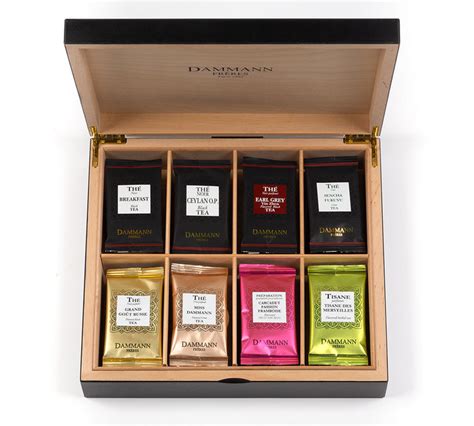 Coffret En Bois De 48 Sachets De Thés And Infusions Dammann Frères