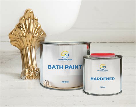 Standard Bath Resurfacing Kit Two Component Enamel White Paint Repair