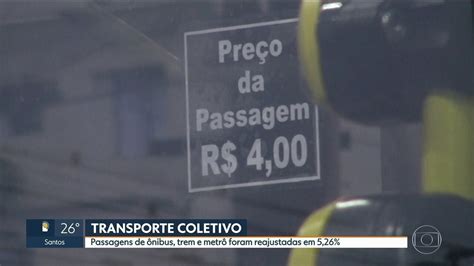 Passagens De Nibus Trem E Metr S O Reajustadas Em Sp G