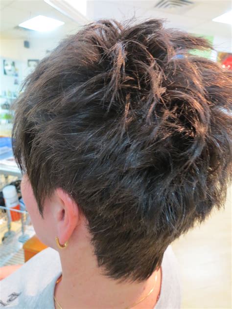 Short Hairstyles Spiky In Back - Fade Haircut Styles