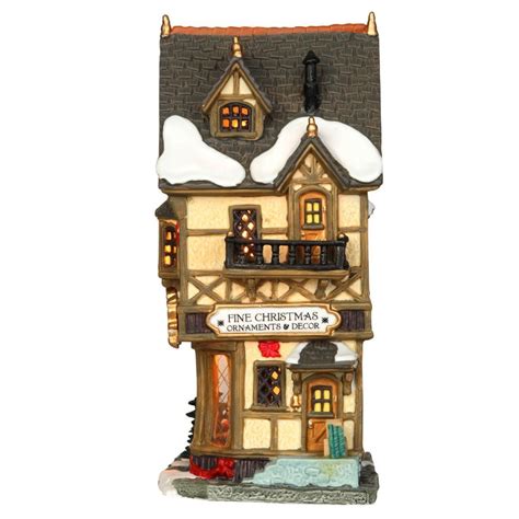 Lemax Tannenbaum Christmas Shoppe Mains Powered Christmas Village