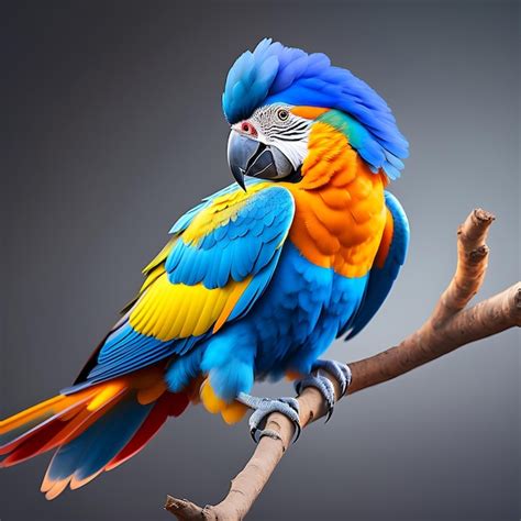 Premium Photo Macaw Ara Parrot Isolated On White Background