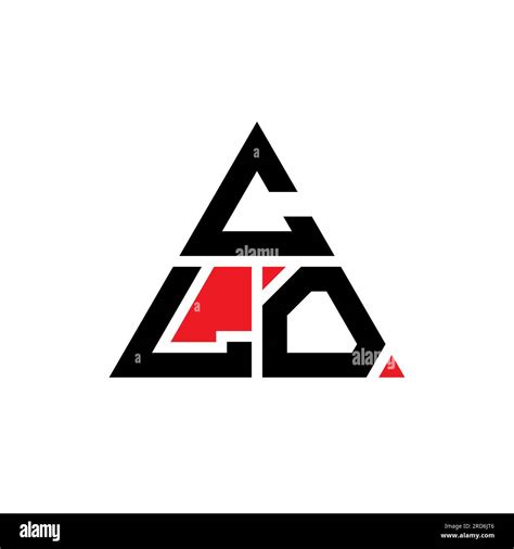 Clo Triangle Letter Logo Design With Triangle Shape Clo Triangle Logo