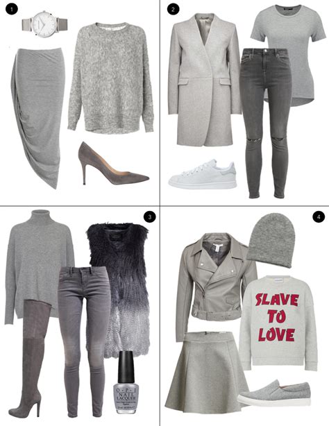 4 X How To Master An All Grey Outfit Ps I Love Fashion By Linda Juhola