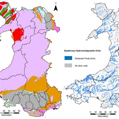 Simplified Hydrostratigraphic Bedrock Units And Simplified Quaternary