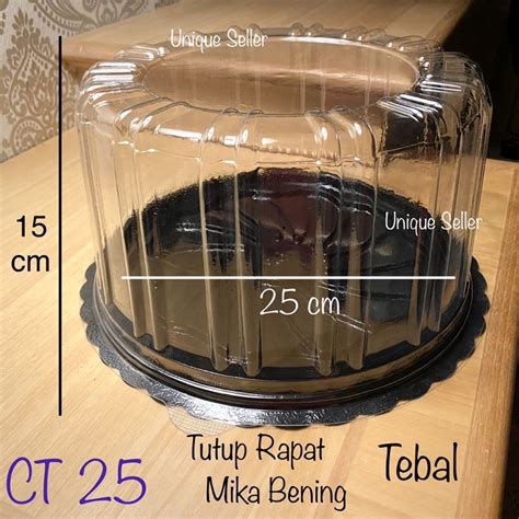 Jual 1 5 Pcs Mika Cake Tray 25 Cm Tinggi 15 Cm BULAT CT 25 BULAT