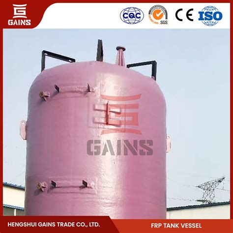 Gains 20 Gallon FRP Chemical Tank Factory Fiberglass Chemical Storage