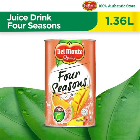 DEL MONTE Four Seasons Juice Drink For Refreshing Fruity Goodness 1