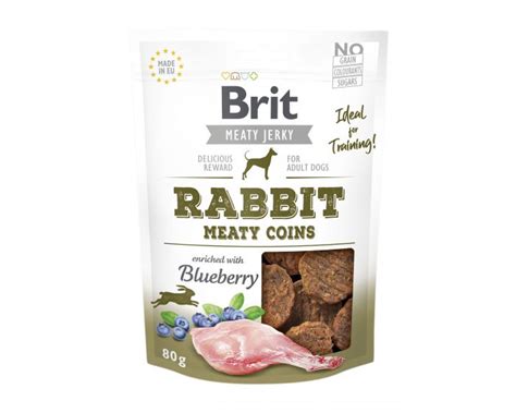 Brit Jerky Rabbit Meaty Coins Smako Yki Dla Psa Psysmak