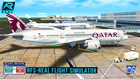 RFS Real Flight Simulator Doha To Dar Es Salaam Full Flight B787