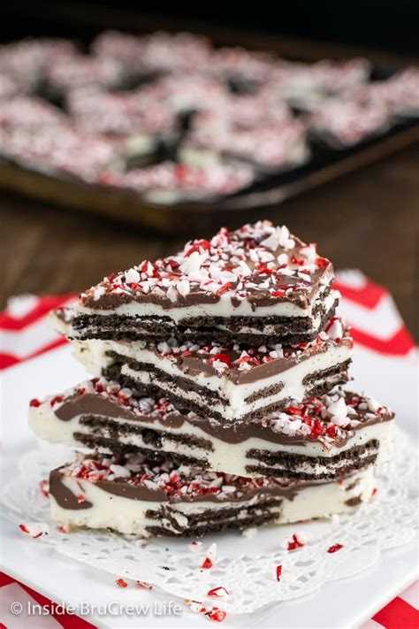 Peppermint Oreo Bark Recipe Inside BruCrew Life Bloglovin