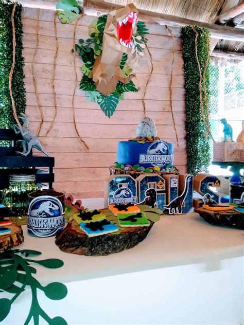 Jurassic World Birthday Party Ideas Photo 9 Of 14 Catch My Party