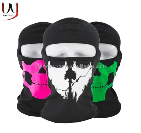 Wholesale Breathable Skull Design Balaclava Full Face Mask Skeleton