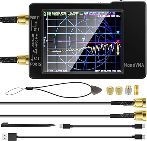 AURSINC Nanovna H V3 6 Analyseur de réseau vectoriel 10KHz 1 5GHz HF