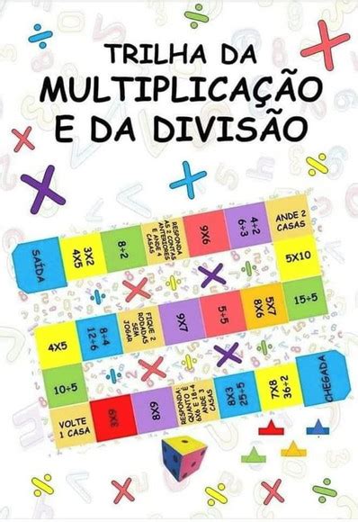 Trilha da Multiplicação e Divisão Elo7 Produtos Especiais