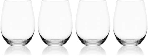 Luminarc Concerto Stemless Wine Set Of 4 11 5 Oz Clear