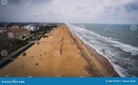 puri beach  clear sky stock image image  moody