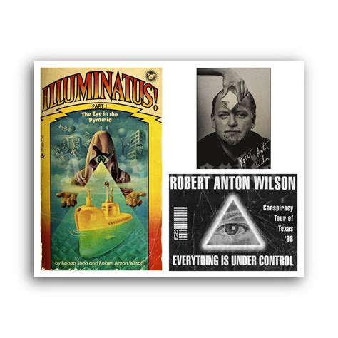 Printable Robert Anton Wilson Raw Illuminatus Memorabilia Poster