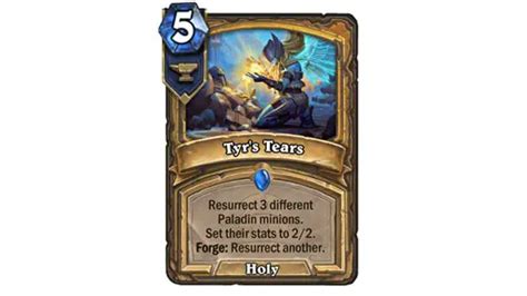 Exclusive Paladin Card Reveals For Hearthstone Titans Tyr Stoneheart