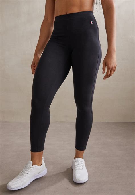 Champion Icons Leggings Black Uk