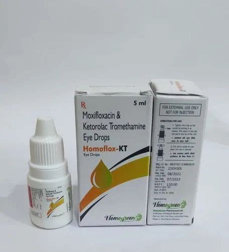 Moxifloxacin 0 5 Ketorolac Tromethamine 0 5 Eye Drop Packaging Size 5ml At Rs 120 Peice In