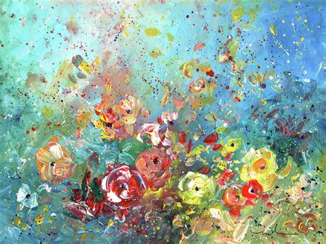 Explosion Of Joy 25 Painting By Miki De Goodaboom Fine Art America