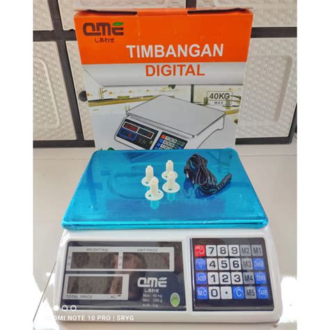 Jual Timbangan Buah Laundry Digital Qme Kg Double Display Kota