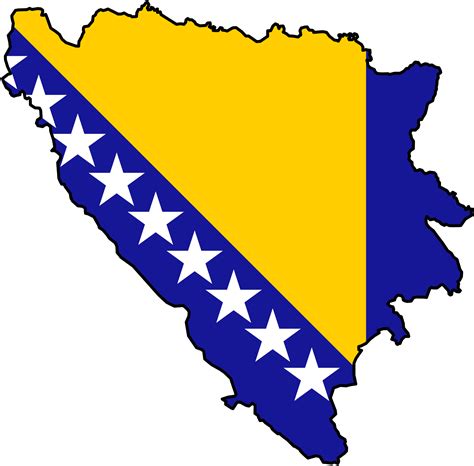 Bosnia And Herzegovina Flag Patriotic Symbols