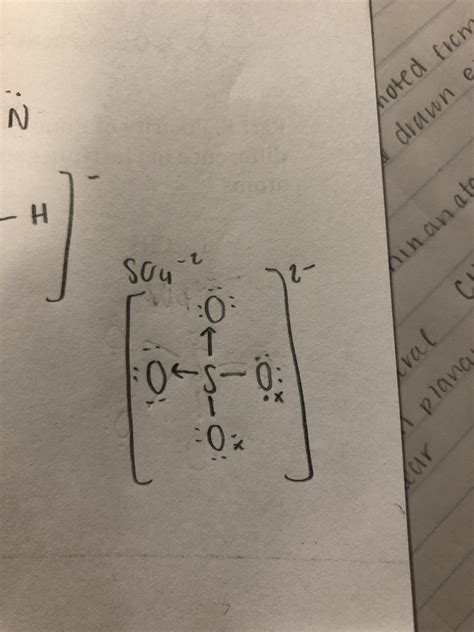 Is this lewis dot structure correct for SO4 2-? I’m unsure about the ...