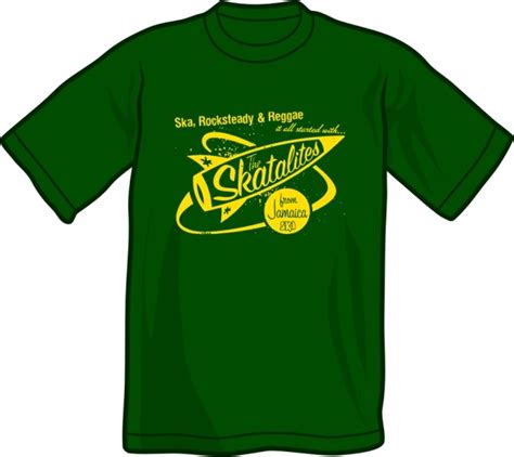 T Shirt Skatalites Originators Bottle Green Sizes S Xxl