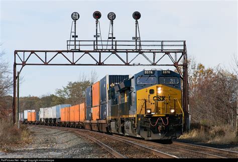 CSXT 3376 CSX Transportation (CSXT) GE ET44AC at Lake City ...