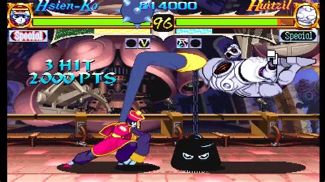 Night Warriors Darkstalkers Revenge Hsien Ko 1cc Nivel 4 Darkstalkes Capitulo 2 Comentado