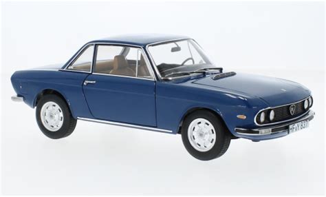 Miniature Lancia Fulvia Autoart Hf Fanalone Bleu Voiture