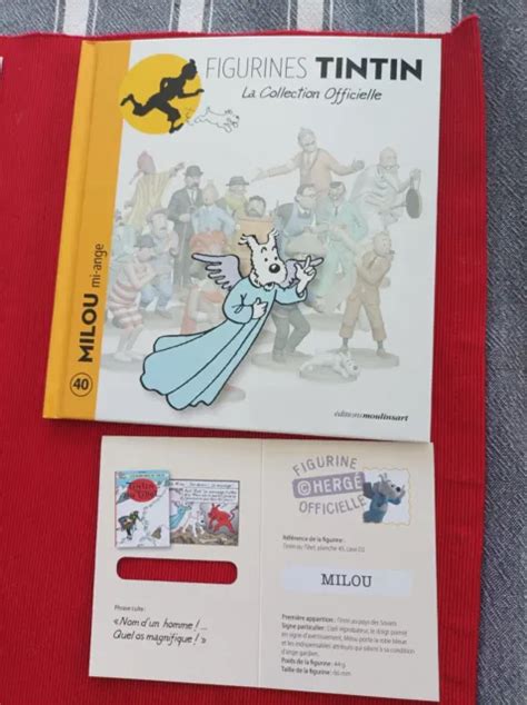 Figurine Tintin La Collection Officielle N Milou Mi Ange Neuf Eur