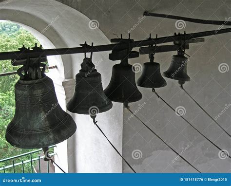 Bells At The Church Bell Tower Stock Photo Image Of Arch Passa