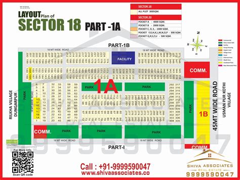 Sector 18 Part 1a Yamuna Expressway Hd Map Layout Plan Of Sector 18