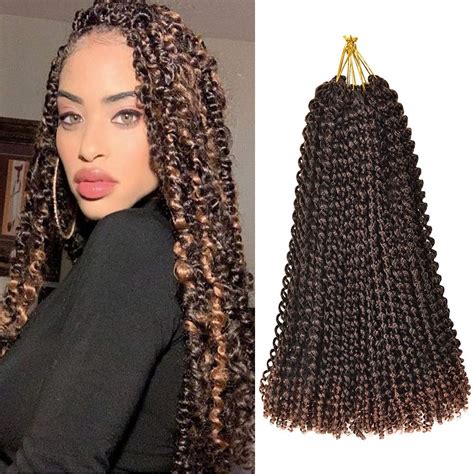 Buy Passion Twist Hair Long Bohemian Water Wave Curly Crochet Braids