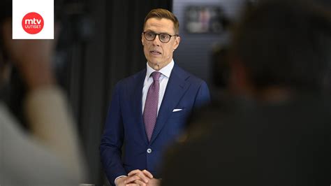 Alexander Stubb Astuu Huomenna Virkaansa Mtvuutiset Fi