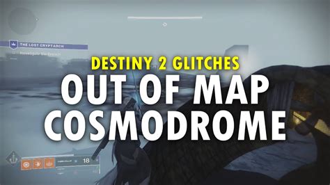 Destiny Glitches Out Of Cosmodrome Big Out Of Map Area Youtube