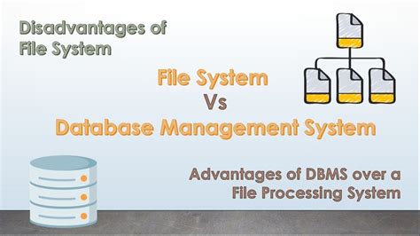 File System Vs Dbms With Real World Example Advantages Of Dbms Over