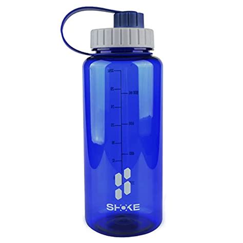 Shoke Tritan Wide Mouth 1 Liter Water Bottle Leakproof Eco Friendly Large Bpa Free Reusable