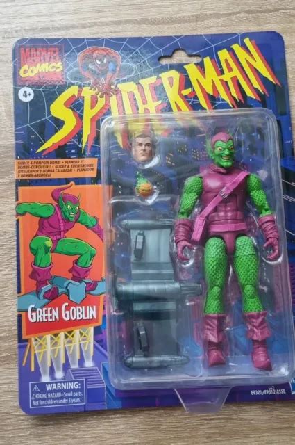 HASBRO MARVEL LEGENDS Spider Man Retro Collection Green Goblin 110 00