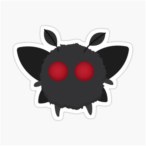 Chibi Mothman Sticker For Sale By Theartarmature Redbubble