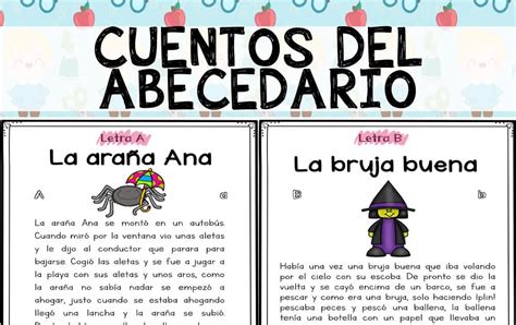 Cuentos Con Las Letras Del Abecedario Materiales Educativos Para Maestras