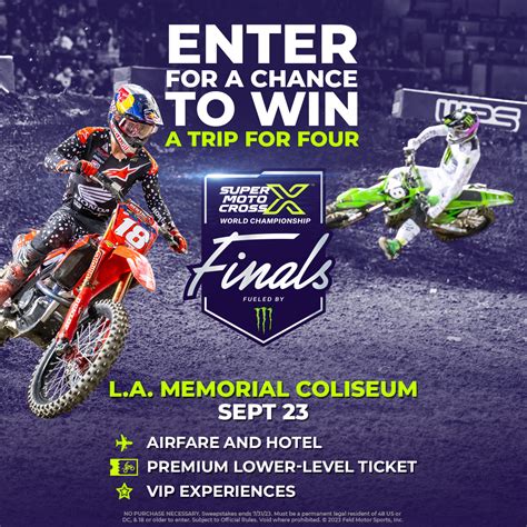 Supermotocross On Twitter Enter For A Chance To Win A Trip For Four