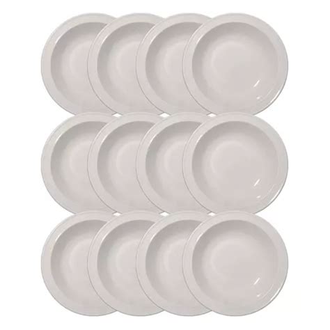 Plato Hondo Porcelana Línea Távola Verbano X12 Envío gratis