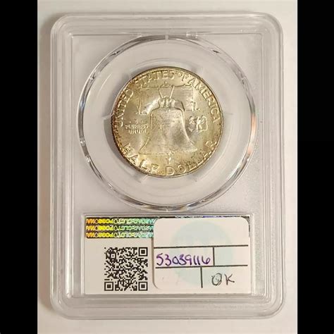 D Franklin Half Dollar Pcgs Ms Fbl Bob Paul Rare Coins