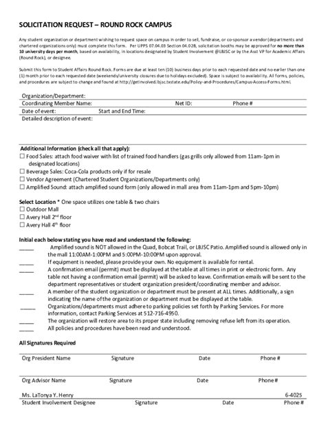 Fillable Online Gato Docs Its Txstate INFORMATION SPACE REQUEST FORM