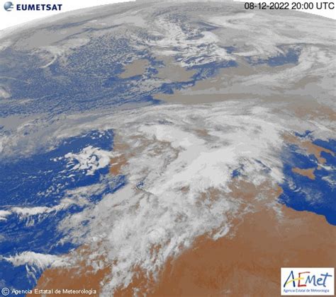 AEMET on Twitter Imágenes METEOSAT canal IR de las últimas 12h